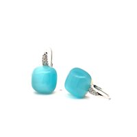 Pendientes Lucos Mujer in Plata Quarzo ESOR E 26.AZZURRO